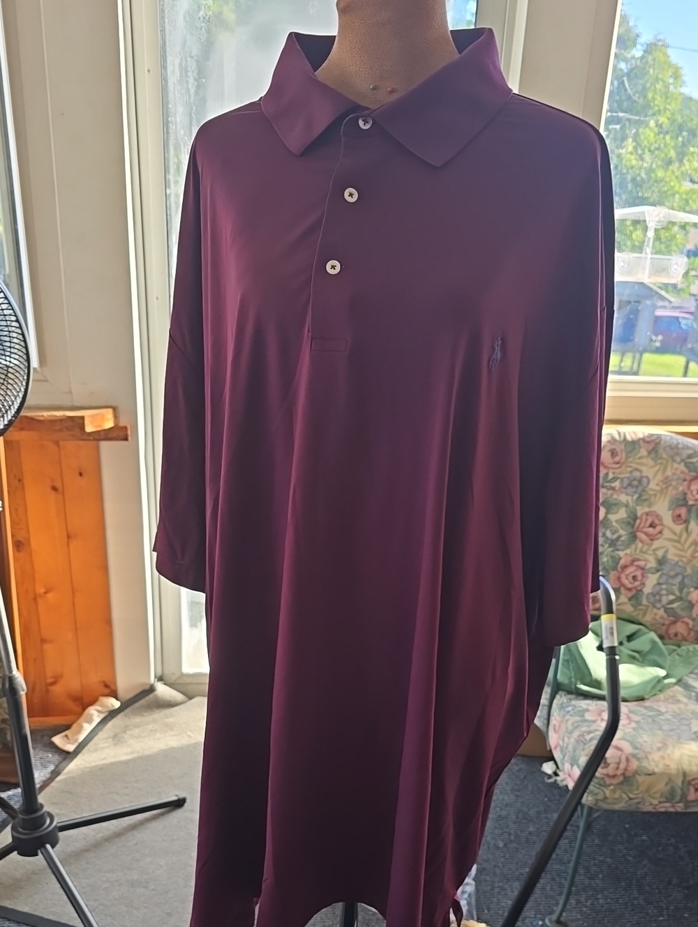 Ralph Lauren Men’s Burgundy Polo Shirt 3xl